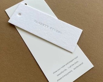 1000 etichette doppie personalizzate / Marchio di abbigliamento, boutique di nicchia