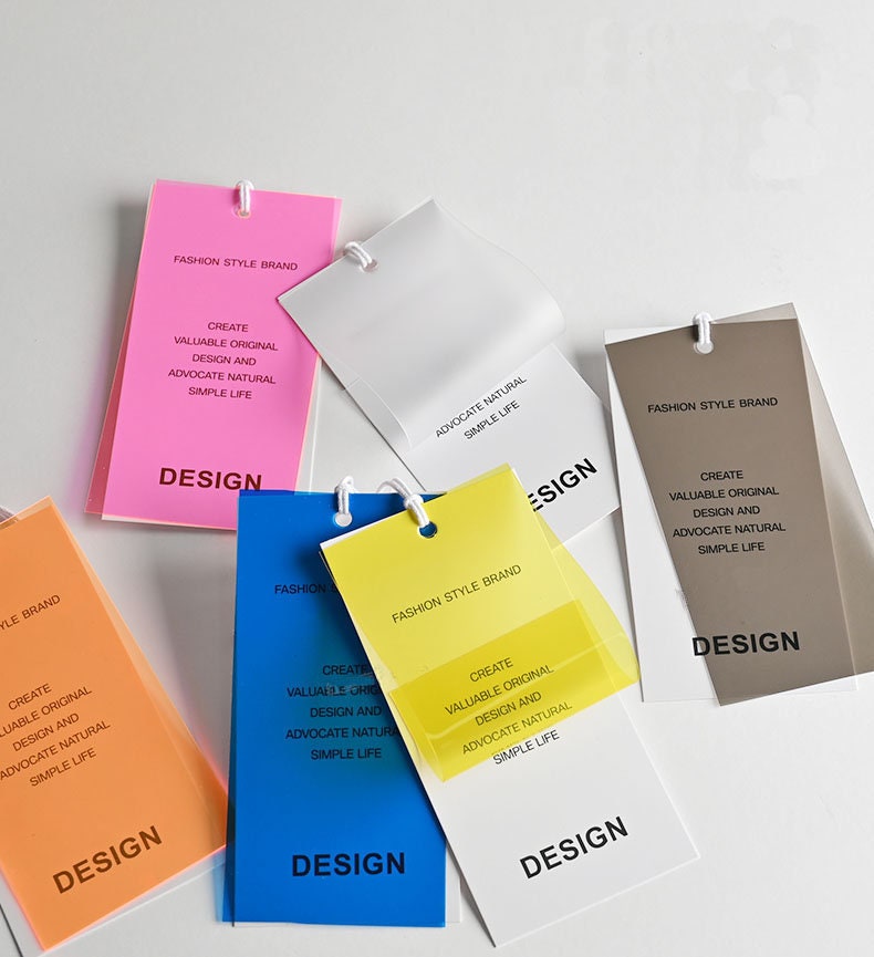 Plastic Hang Tags For Clothing