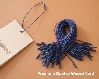 500 colori di cordino cerato per cartellini - Cordoncino per etichette abbigliamento con chiusura a proiettile