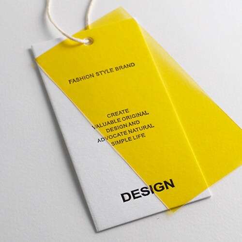 Set of 1000 Custom Hang Tag With String Personalized Paper - Etsy