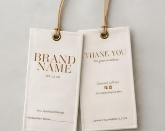 50 etichette in seta di gelso con logo personalizzato / etichette per abbigliamento di lusso