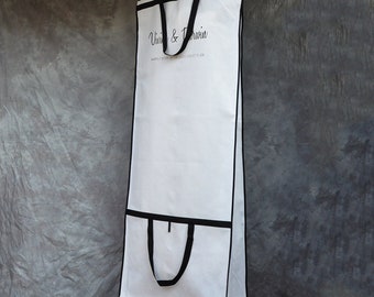 Custodia personalizzabile per abito da sposa: fodera in tessuto non tessuto ecologico.