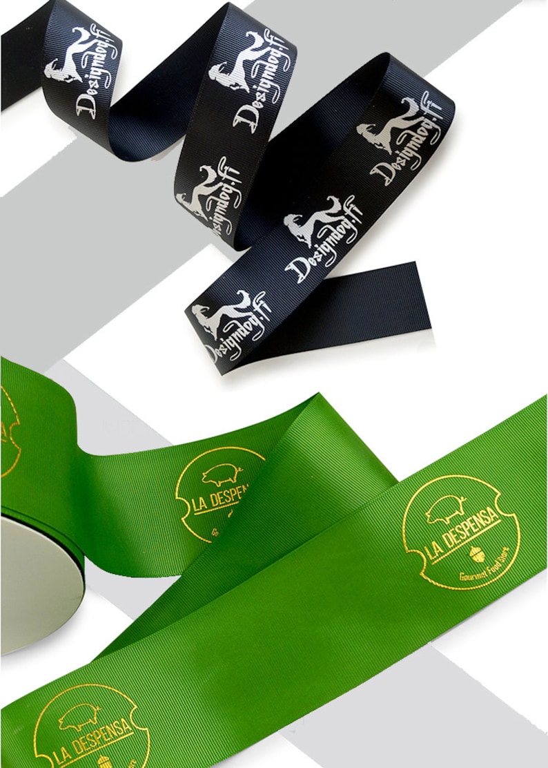 100 Yards Personalized Grosgrain Ribbon Multiple color Etsy