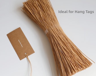 Cordino in carta kraft per cartellini / Spago ecologico, progetti fai da te, confezioni regalo (1000 fili)