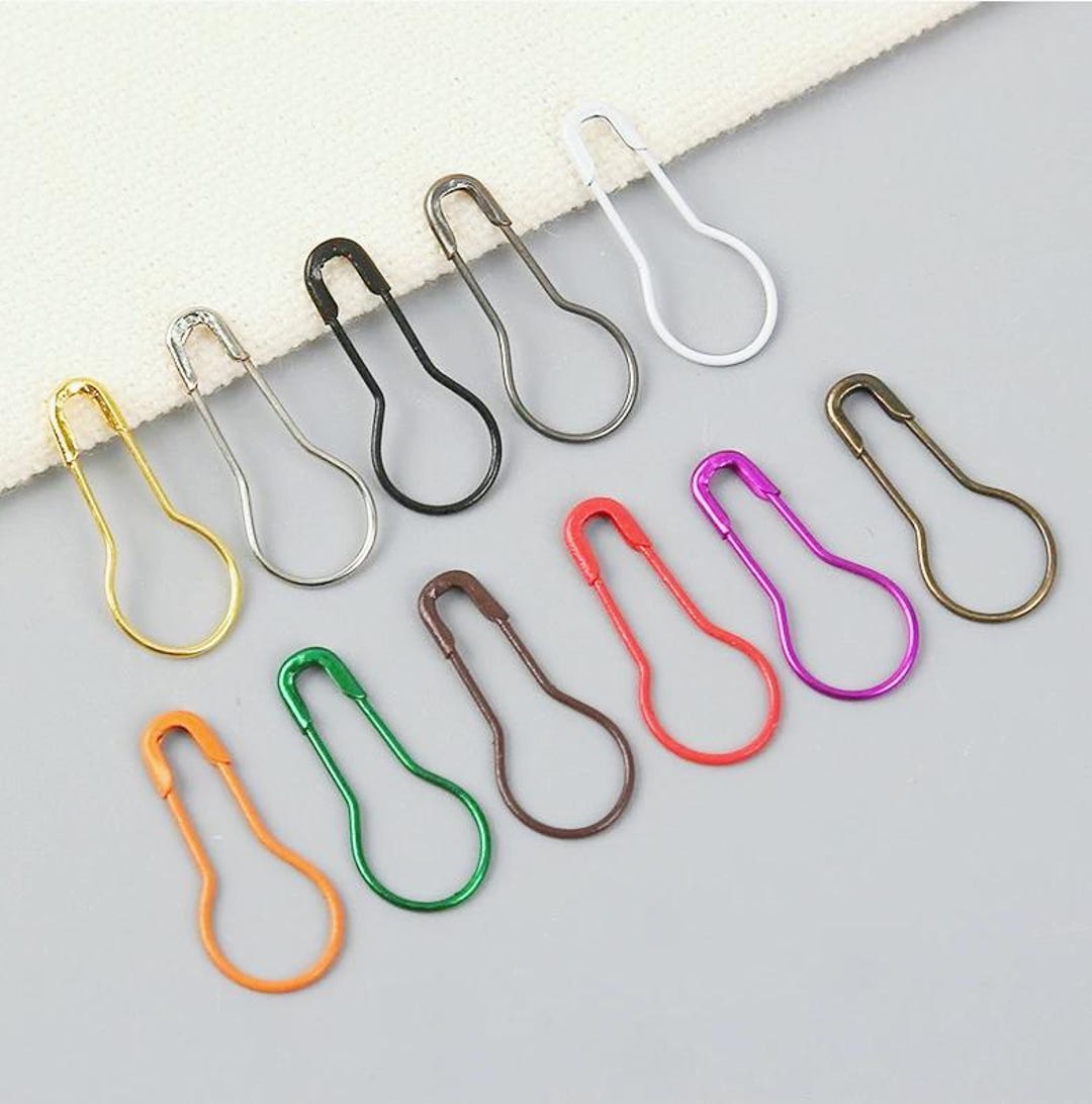 100 PCS Colorful Sewing Pins Set – Multi-color Metal Pins for Crafting ...