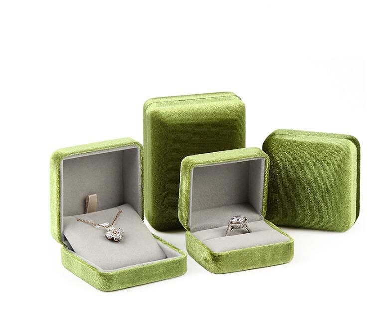 Vienna Olive Iron Velvet Jewelry Boxes Merchandise Gift - Etsy