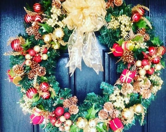 xmas wreaths xmas decor holiday wreaths for front door holiday wreath gorgeous christmas wreaths lighted christmas wreath xmas - Christmas Wreaths Etsy xmas wreaths xmas decor holiday wreaths for front door holiday wreath gorgeous christmas wreaths lighted christmas wreath xmas - Christmas Wreaths Etsy