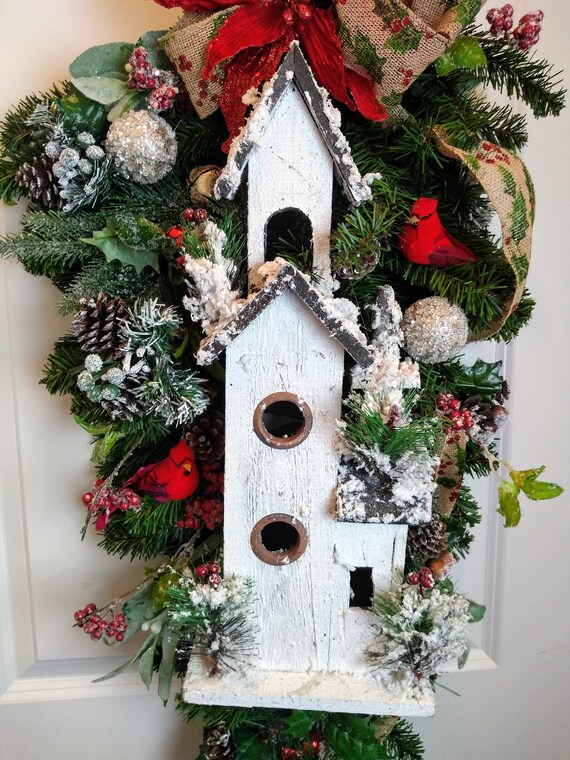 Christmas Swags For Front Door 42 Inches Holiday Sway With Etsy