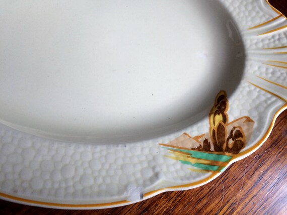 Buy Vintage J G Meakin Sandwich Platter, Sunshine Crown England