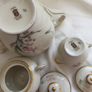 Schumann Arzberg Bavaria Vintage Coffee Pot, Sugar Bowl and Creamer Set ...