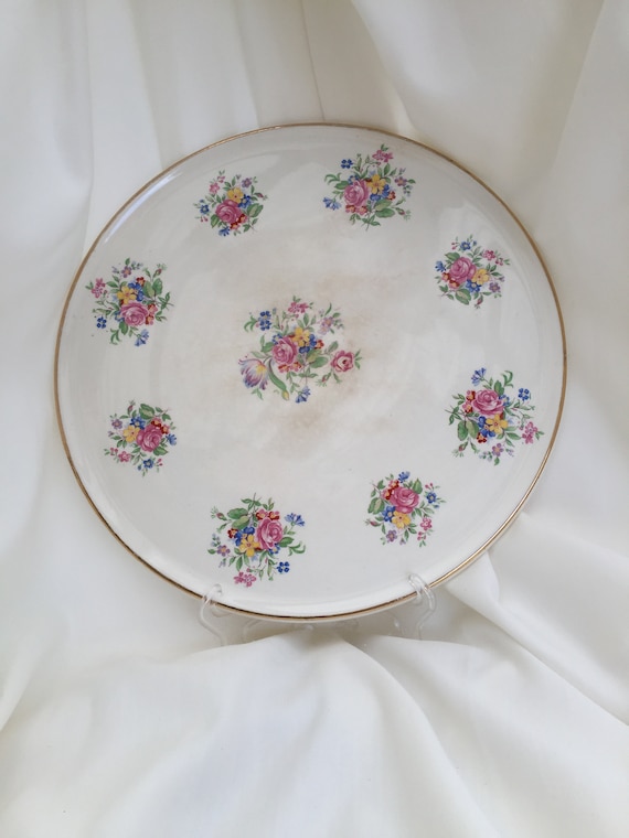 Barker Brothers Royal Tudor Ware BAB42 Pattern 11 Flat Cake Plate Etsy Norway