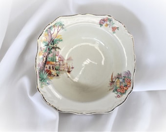 Rare Collectible Vintage J & G Meakin Sunshine 6" Dessert or Cereal Bowl