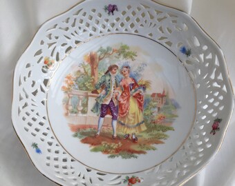 【アンティーク】Schumann Arzberg24金絵皿 アンティーク】Schumann Arzberg24金絵皿