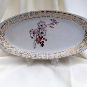 Hostess British Anchor 12" Oval Serving Platter Pattern 6686 VCH0201