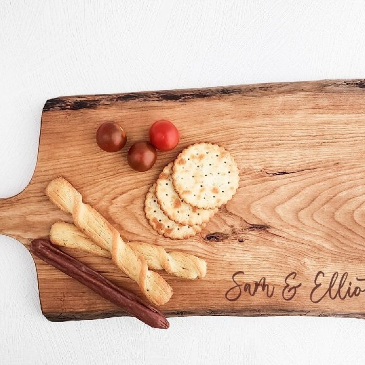 Live Edge Charcuterie Board Laser Engraved Personalized - Etsy