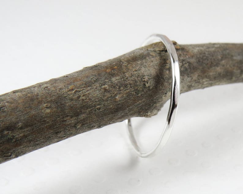 Thin Sterling Silver Ring Sterling Silver Stacking Ring Minimlist Ring Gift for Her Silver Ring Thumb Ring