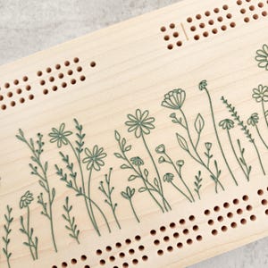 Jolie planche de lit de bébé avec fleurs, cadeau pour maman, cadeau de fête des mères