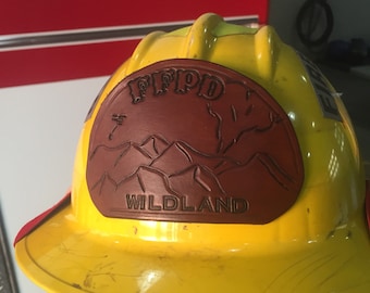 Firefighter Leather Wildland Helmet 