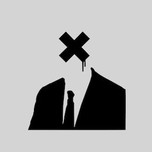 Banksy Anonymous X head X man X men punk sticker