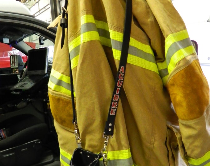 Fire Radio Strap With Bucket, Firefighter Radio Holder With Custom