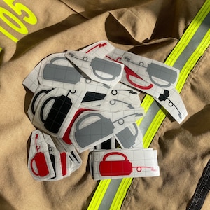 Wildland Firefighter With Drip Can Vinyl Sticker Decal Proud