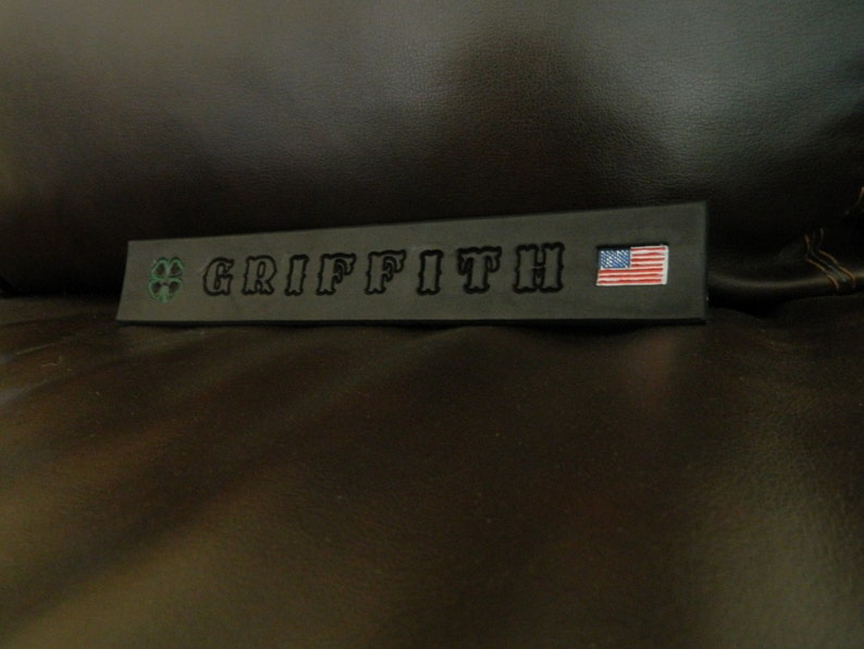 Firefighter Locker Name Plate Leather Identification Tag to Etsy