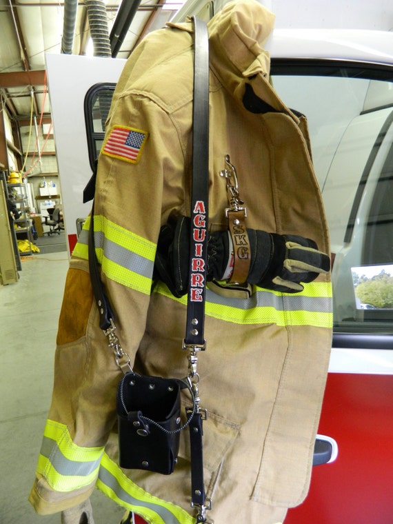 Firefighter Radio Strap/bucket and Glove Tamer Combo, Fire Radio