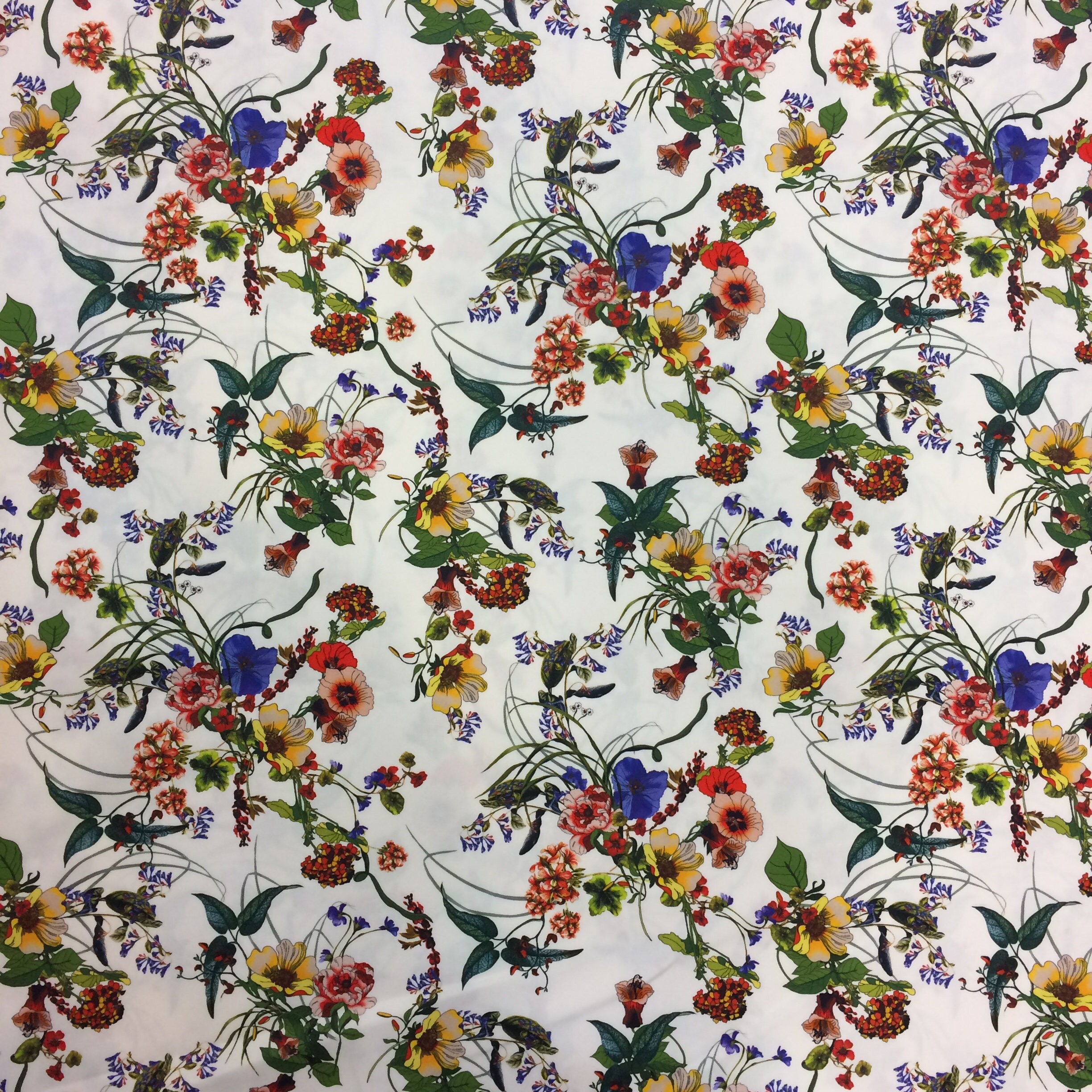 Cotton fabric by 142 yards italian dress blouse florals Etsy