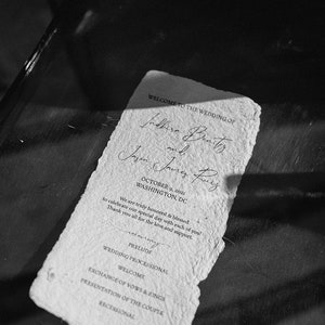 WILSON | Handmade Deckle Edge Program