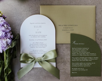 AMANDA | Arch Invitation suite
