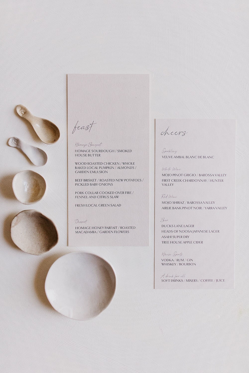 OLIVIA | Classic Menu