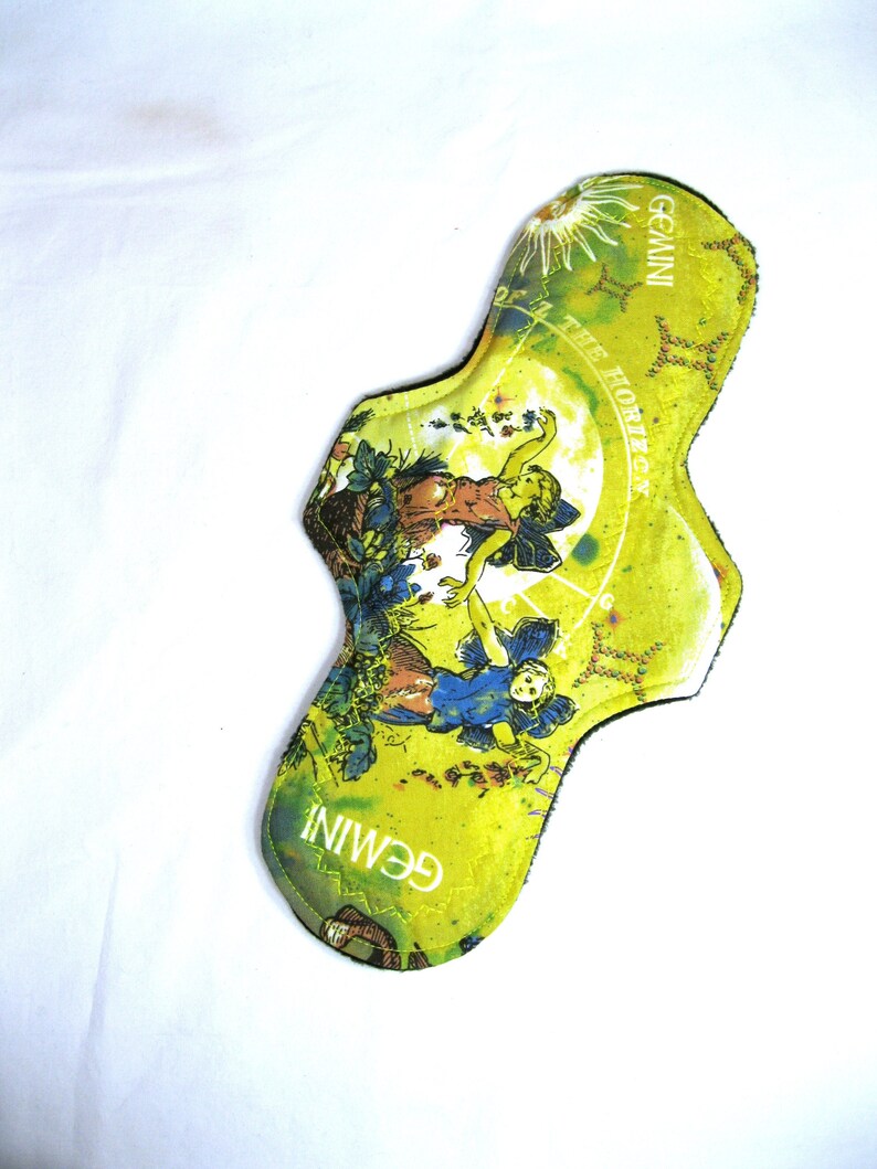ZORB reusable cloth pad extra heavy absorbency 13 Gemini Zodiac Cloth Pad