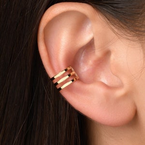 Mid Ear Cuff no Piercing Needed, Conch Wrap Earring, Clip on Jewelry