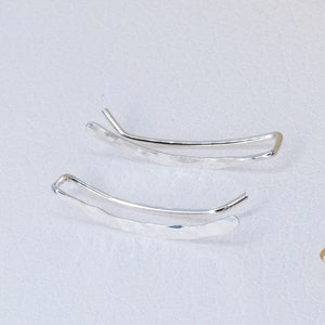 Orecchini minimalisti da arrampicata, polsino da arrampicata