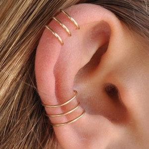 Conch Cuff no Piercing, Ear Cuff, Fake Piercing, Minimalist Earrings, Wrap Earrings, Ear Clip on