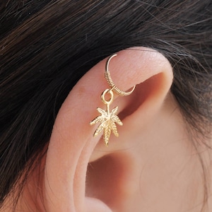 Bladpiercing, helixringoorbellen, naadloze ring met bedel, helixringen