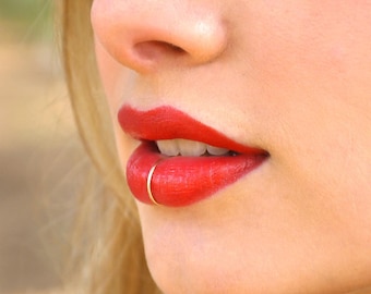 Piercing per labbra, finto piercing per labbra, non serve piercing, gioielli per labret, finto piercing per labbra