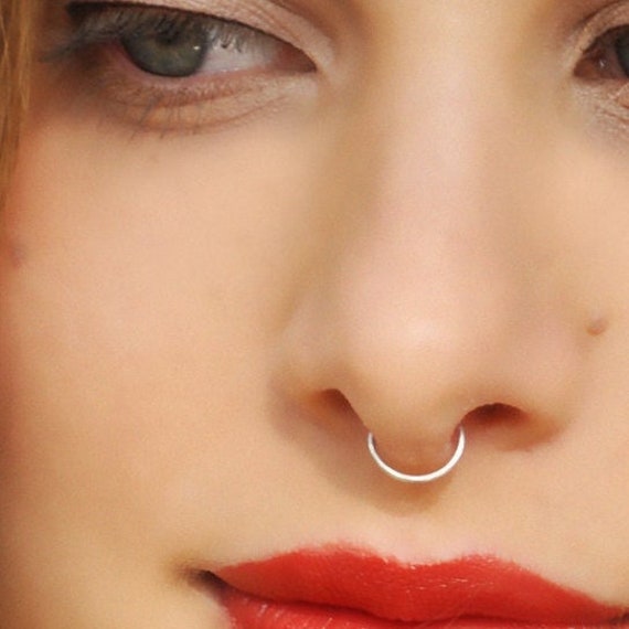 Faux Septum Ring Clip On Nose Cuff No Piercing Needed Septum