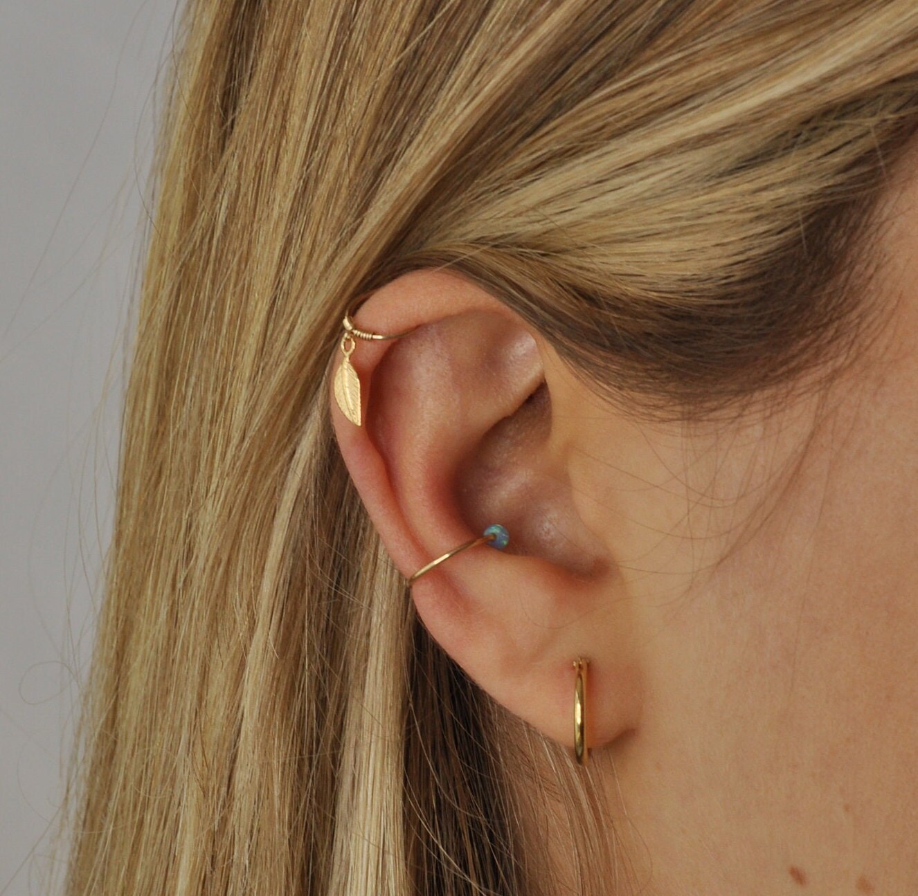 Update 83+ upper ear cartilage earrings gold latest esthdonghoadian
