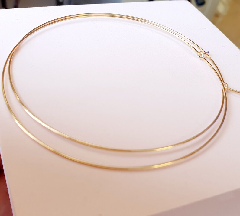 14k Gold Filled Hoops Extra Large Hoops Medium Hoop Etsy