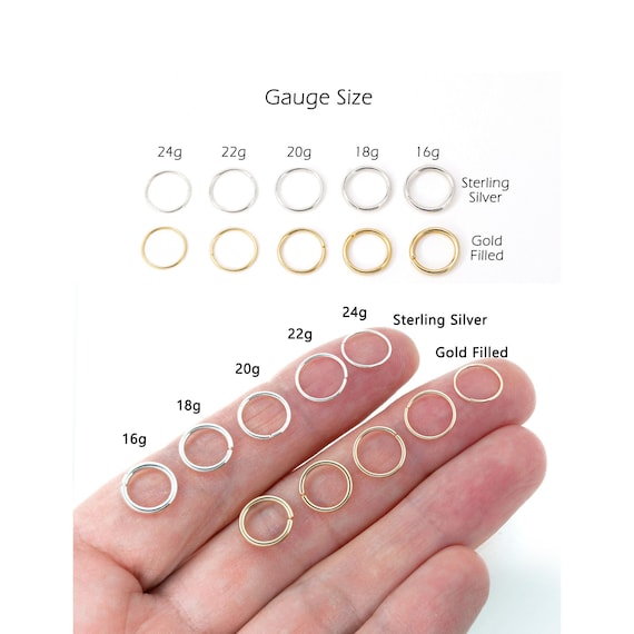 Nose ring sizes
