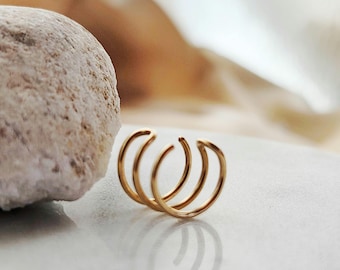 Minimalistic Ear Cuff, Cartilage Earring no Piercing Needed, Helix Cuff, Clip on Earring