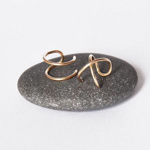Set of 2 Ear Cuffs, Ear Cuff, Double Ear Cuff and Criss Cross Ear Cuff,No Piercing,Cartilage Ear Cuff,Simple Ear Cuff,Fake Cartilage Earring