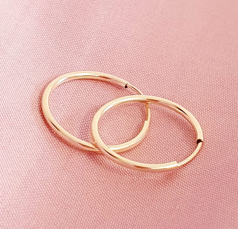 Thin Gold Hoops High Quality Gold Hoops 14k Gold Filled Etsy