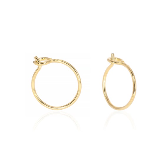Simple & Sweet Gold Hook Earrings