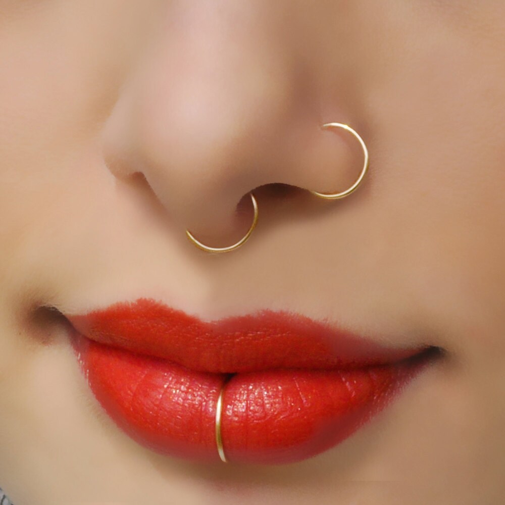 Snel spiegel De eigenaar September Abziehen Vitalität fake nose ring uk Linderung der Chirurg  Existieren