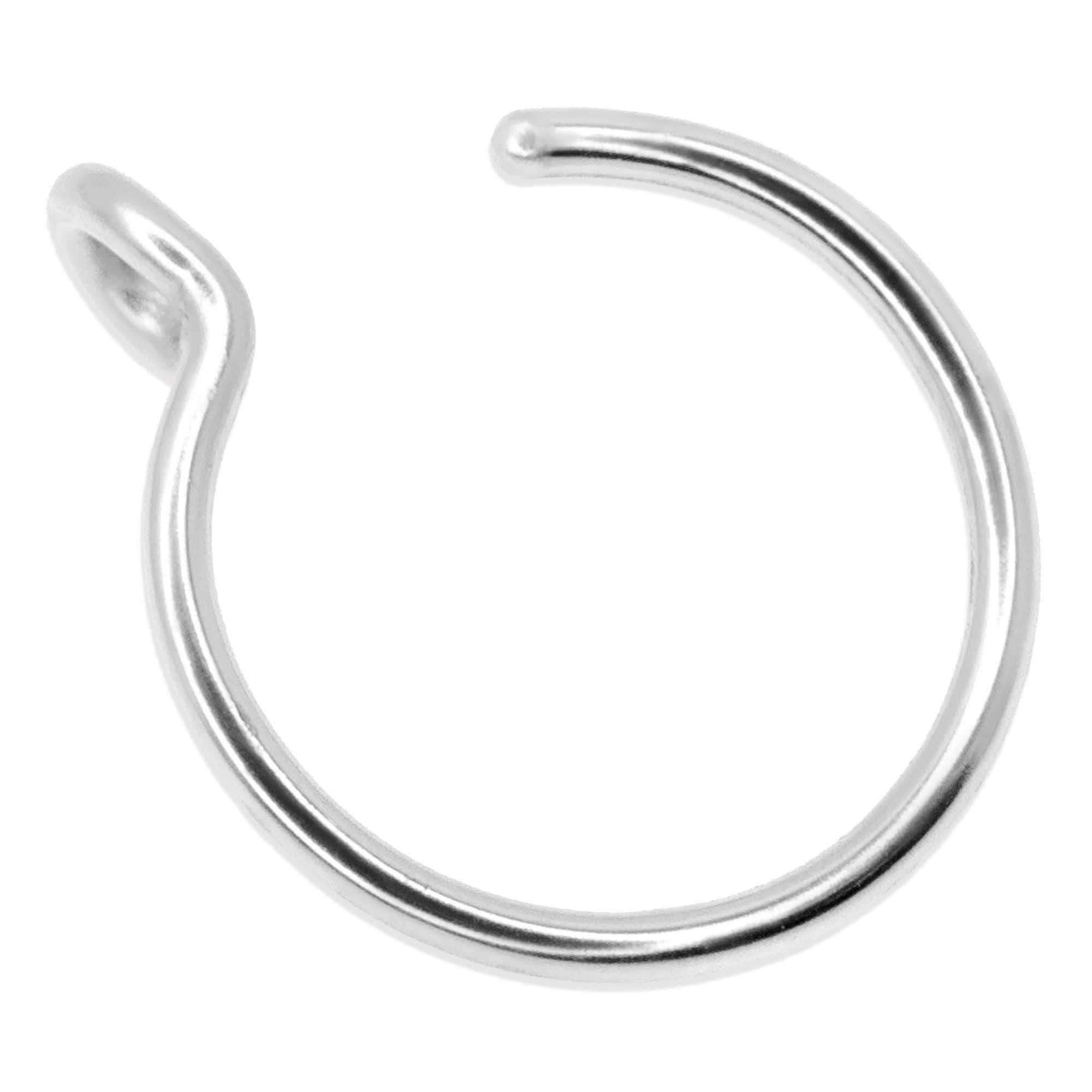 SilberDream Orecchino A Clip In Argento 925: Finto Piercing Vintage, Senza Foro