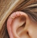Set of 2 Ear Cuffs, Ear Cuff no Piercing, Earcuff, Double Line Cuff and/or Criss Cross Cuff, Fake Cartilage Earring 