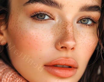 Tiny Fake Nose Ring No Piercing Needed, Faux Nose Piercing, Nose Cuff, Clip on Nose Ring