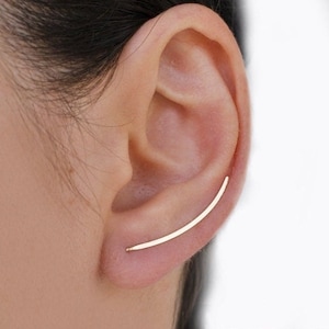 Earring behind hotsell lobe
